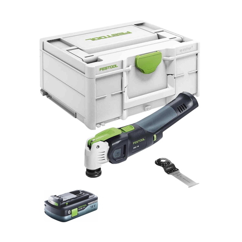 Utensile Multifunzione FESTOOL VECTURO OSC 18 E-Basic (1 x 4,0 Ah + Systainer SYS3 M 187)