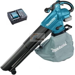 Makita DUB187T001 soffiatore-aspiratore 18 V con batteria 5 Ah e caricatore