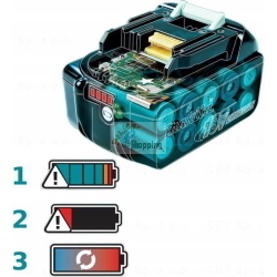 Makita DUB187T001 soffiatore-aspiratore 18 V con batteria 5 Ah e caricatore