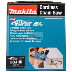 Makita UC011GZ motosega a batteria 40 Vmax con barra da 35 cm, corpo macchina