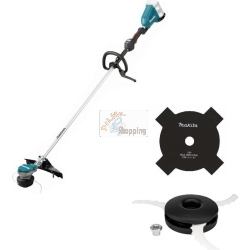 Makita DUR368LZ decespugliatore a batteria 2x18 V, taglio 350 mm, corpo macchina