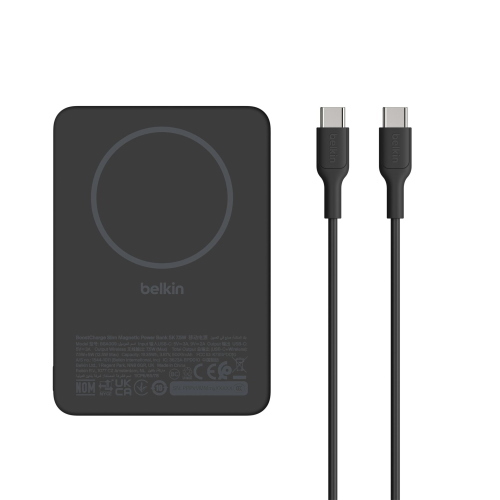 BELKIN BOOSTCHARGE SLIM 5000MAH MAG.POWERB. 7,5W SW. BPD020HQBK MOD. BPD020HQBK EAN 0745883953349