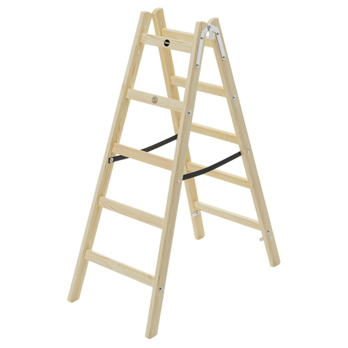 HAILO H40 STANDARDLINE 2X5 HOLZ-DOPPELSPROSSENLEITER MOD. 8765501 EAN 4007126244956