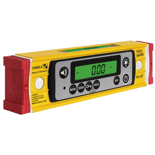 STABILA TECH 196 DL, 23 CM DIGITAL SPIRIT LEVEL MOD. 19831 EAN 4005069198312