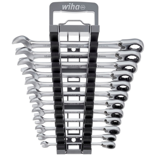 WIHA SET CHIAVI FISSE CRICCHETTO AD ANELLO MOD. 44661 EAN 4010995446611