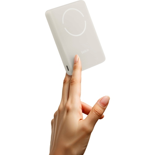 BELKIN BOOSTCHARGE SLIM 10000MAH MAG.PB/15W QI2 SAND BPD018HQSA MOD. BPD018HQSA EAN 0745883953417