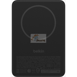 BELKIN BOOSTCHARGE SLIM 15W QI2 MAGN.PB SCHW.10000MAH BPD016HQBK MOD. BPD016HQBK EAN 0745883941704