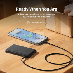 BELKIN BOOSTCHARGE SLIM 5000MAH MAG.POWERB. 7,5W SW. BPD020HQBK MOD. BPD020HQBK EAN 0745883953349