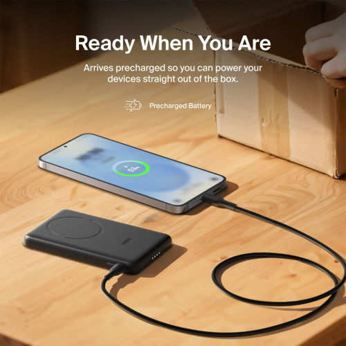 BELKIN BOOSTCHARGE SLIM 5000MAH MAG.POWERB. 7,5W SW. BPD020HQBK MOD. BPD020HQBK EAN 0745883953349