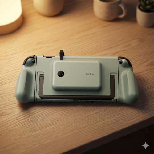 BELKIN GAMING GRIP FOR NINTENDO SWITCH 2 OLIVE GREEN ENA019HQOL MOD. ENA019HQOL EAN 0745883959273