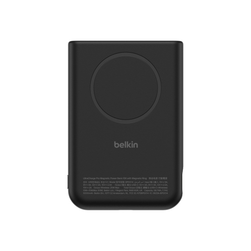 BELKIN ULTRACHARGE MAGN. POWERBK 10000MAH QI2 25W SW. BPD014HQBK MOD. BPD014HQBK EAN 0745883942992