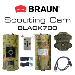 BRAUN SCOUTING CAM BLACK700 MOD. 57663 EAN 4000567576631