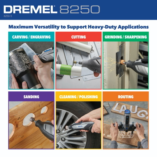 DREMEL 8250 2.0 AH 12V LI-ION 5 PZ. ACCESSORIO MOD. F0138250JA EAN 4053423319316
