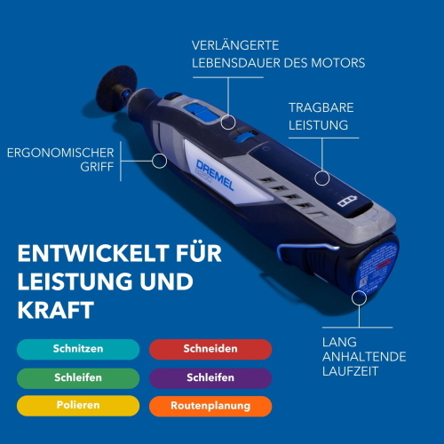 DREMEL 8250 2.0 AH 12V LI-ION 5 PZ. ACCESSORIO MOD. F0138250JA EAN 4053423319316