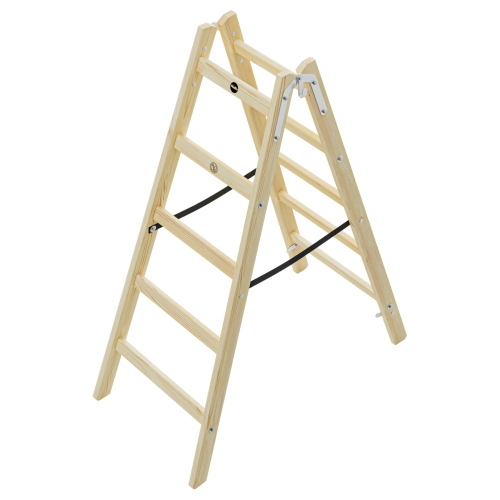 HAILO H40 STANDARDLINE 2X5 HOLZ-DOPPELSPROSSENLEITER MOD. 8765501 EAN 4007126244956