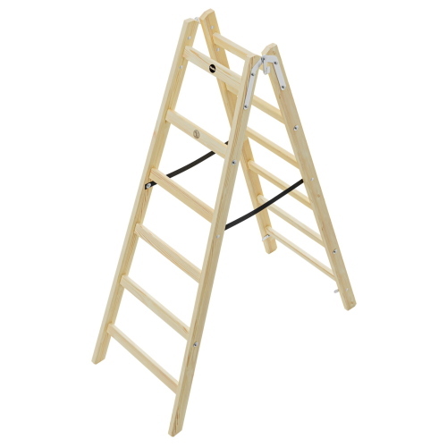 HAILO H40 STANDARDLINE 2X6 HOLZ-DOPPELSPROSSENLEITER MOD. 8765601 EAN 4007126244963