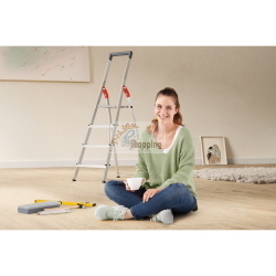 HAILO L51 4-STUFIG ALU-SICHERHEITS-STEHLEITER MOD. 8150417 EAN 4007126244505