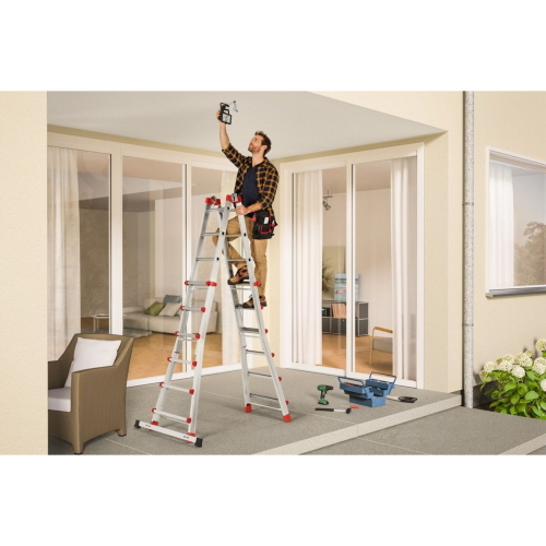 HAILO M80 4X5 RUNG LADDER MOD. 7520007 EAN 4007126751928