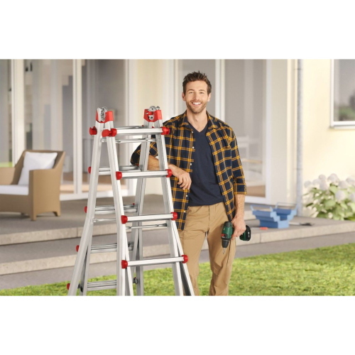 HAILO M80 4X5 RUNG LADDER MOD. 7520007 EAN 4007126751928