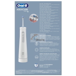 ORAL-B AQUACARE 6 IDROPULSORE MOD. 436294 EAN 4210201436294