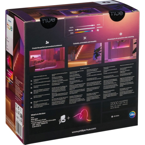 PHILIPS HUE FLUX LIGHTSTRIP 5M MOD. 929004610602 EAN 8721103088017