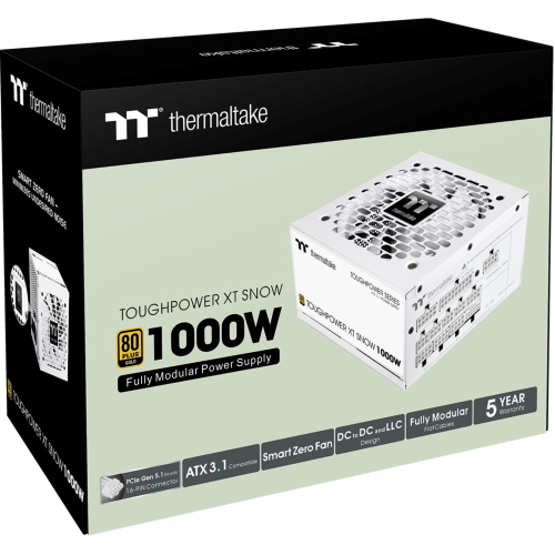THERMALTAKE TOUGHPOWER XT SNOW 1000W MOD. PS-TPX-1000FNFAGE-W EAN 4711658548184