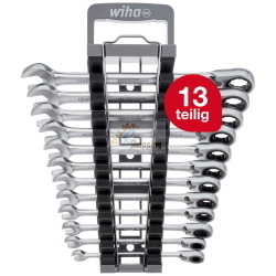 WIHA SET CHIAVI FISSE CRICCHETTO AD ANELLO MOD. 44661 EAN 4010995446611