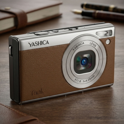 YASHICA TANK COMPACT BRAUN MOD. YAS-DGCMTK-BR EAN 4582712711307