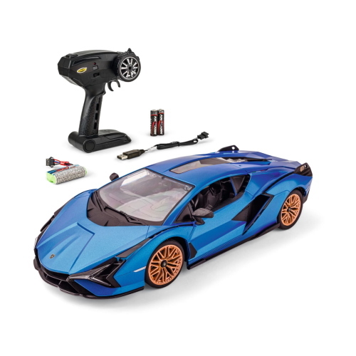 CARSON 1:14 LAMBORGHINI SIAN 2,4G 100% RTR BLU MOD. 500404356 EAN 4005299017513
