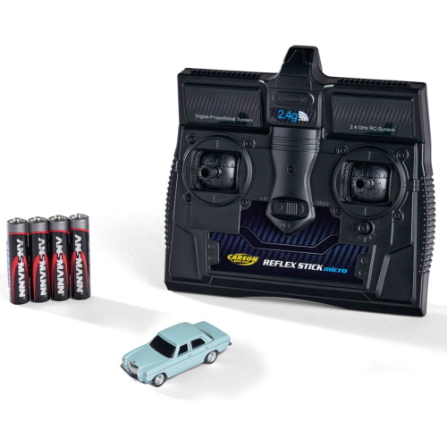 CARSON 1:87 M-B 200/8 2,4G 100% RTR BLU MOD. 500504170 EAN 4005299017735
