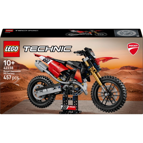 LEGO TECHNIC 42238 DUCATI DESMO450 MX FACTORY MOTORCYCLE MOD. 42238 EAN 5702018067772