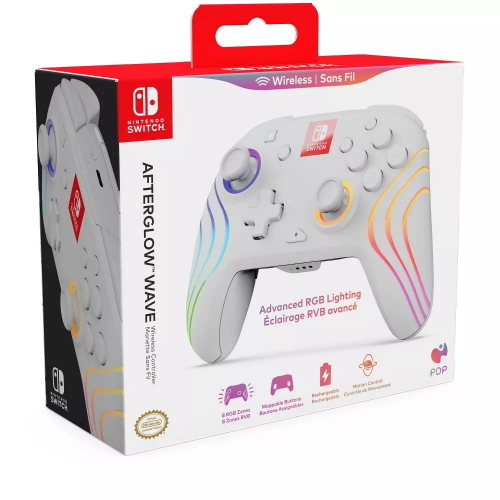 PDP AFTERGLOW WAVE WIRELESS CONTROLLER SWITCH BOO-HOO MOD. 500-253-BOHO EAN 0708056073800