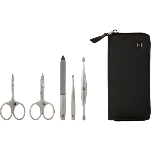 ZWILLING SET MANICURE PEDICURE 5 PEZZI VEGANO NERO MOD. 97015-004-0 EAN 4009839496370