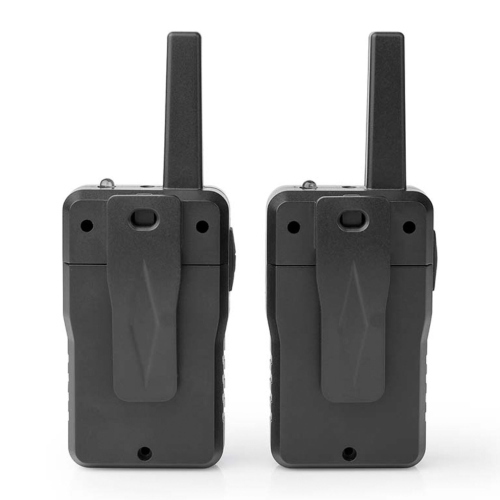 ALECTO SET 2 WALKIE TALKIE PORTATA 10 KM NERO MOD. FR200BK EAN 8711902102489