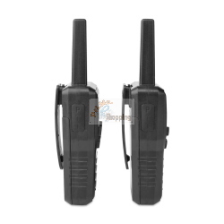 ALECTO SET 2 WALKIE TALKIE PORTATA 10 KM NERO MOD. FR200BK EAN 8711902102489