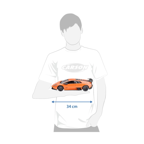 CARSON 1:14 LAMBORGHINI MURCIELAGO 2,4G 100% RTR ORANGE MOD. 500404351 EAN 4005299017353