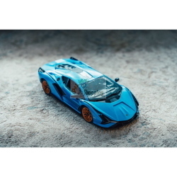 CARSON 1:14 LAMBORGHINI SIAN 2,4G 100% RTR BLU MOD. 500404356 EAN 4005299017513