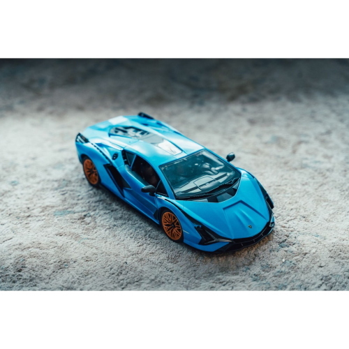 CARSON 1:14 LAMBORGHINI SIAN 2,4G 100% RTR BLU MOD. 500404356 EAN 4005299017513
