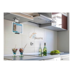 DURABLE SUPPORTO TABLET WALL PRO METALLICO ARGENTO 8935-23 MOD. 893523 EAN 4005546993041