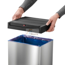 HAILO BIG-BOX SWING XL ACCIAIO INOX MOD. 8602110 EAN 4007126001535