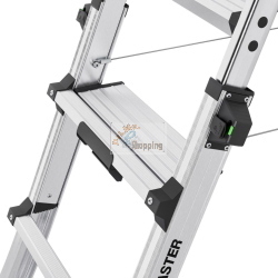 HAILO MASTER DTL100 SCALA TELESCOPICA DOPPIA 2X4-2X6 GRADINI MOD. 8655107 EAN 4007126235701