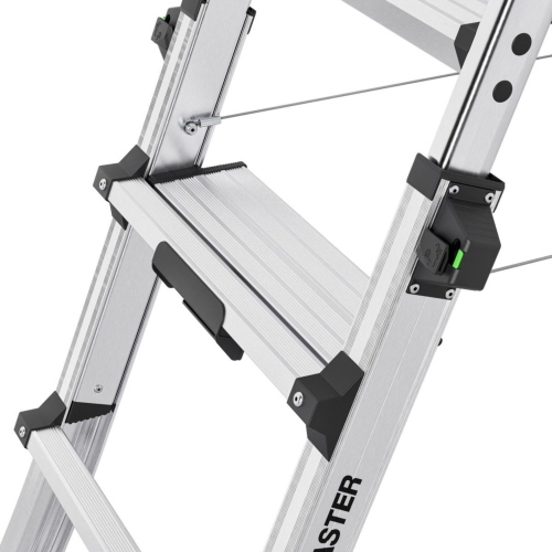 HAILO MASTER DTL100 SCALA TELESCOPICA DOPPIA 2X4-2X6 GRADINI MOD. 8655107 EAN 4007126235701