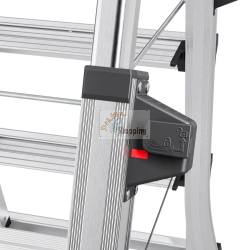 HAILO MASTER DTL100 SCALA TELESCOPICA DOPPIA 2X4-2X6 GRADINI MOD. 8655107 EAN 4007126235701