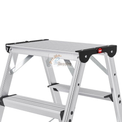 HAILO MASTER DTL100 SCALA TELESCOPICA DOPPIA 2X4-2X6 GRADINI MOD. 8655107 EAN 4007126235701