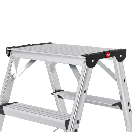 HAILO MASTER DTL100 SCALA TELESCOPICA DOPPIA 2X4-2X6 GRADINI MOD. 8655107 EAN 4007126235701