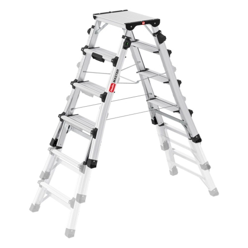 HAILO MASTER DTL100 SCALA TELESCOPICA DOPPIA 2X4-2X6 GRADINI MOD. 8655107 EAN 4007126235701