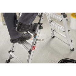 HAILO MASTER DTL100 SCALA TELESCOPICA DOPPIA 2X4-2X6 GRADINI MOD. 8655107 EAN 4007126235701