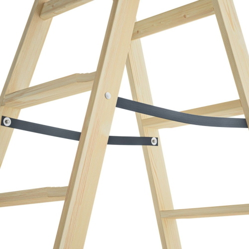 HAILO MASTER H80 SCALA DOPPIA IN LEGNO 2X6 GRADINI MOD. 8768601 EAN 4007126244741