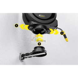 KÄRCHER BOX AVVOLGITUBO HBX 5.30 AUTOMATIC MOD. 2.645-380.0 EAN 4066529016263