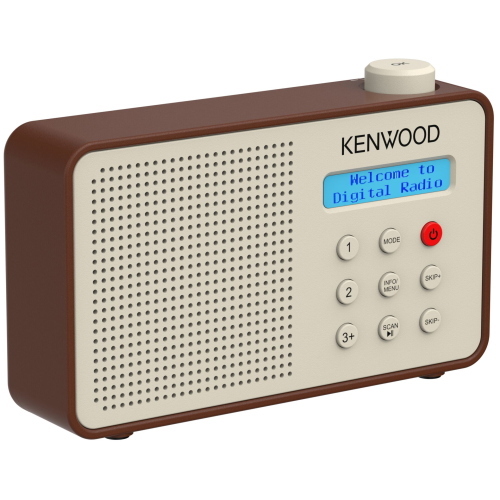 KENWOOD CR-M25DAB RADIO DAB MARRONE MOD. CR-M25DAB-T EAN 0019048242570